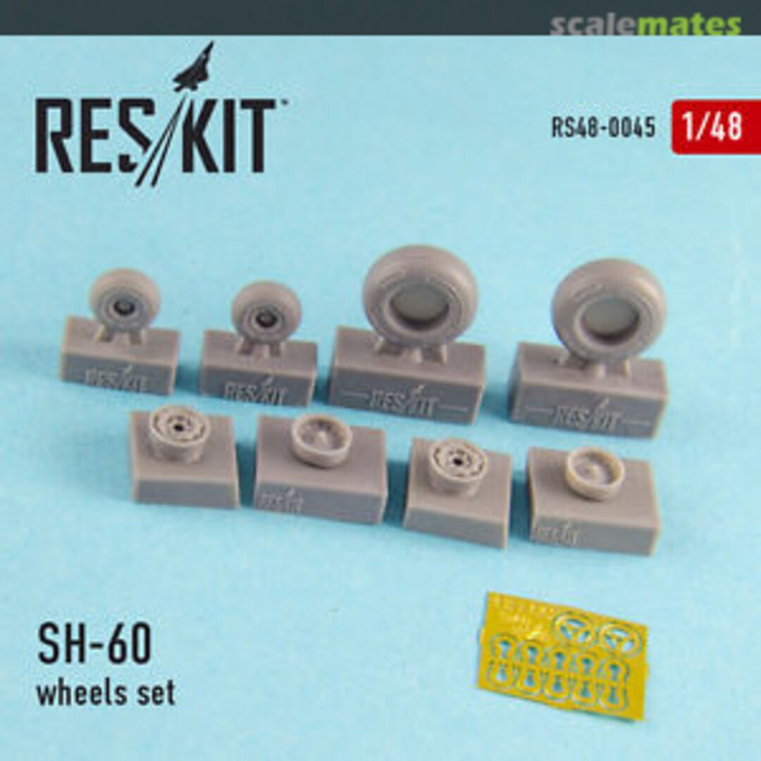 Boxart SH-60 Wheels set (All versions) RS48-0045 ResKit