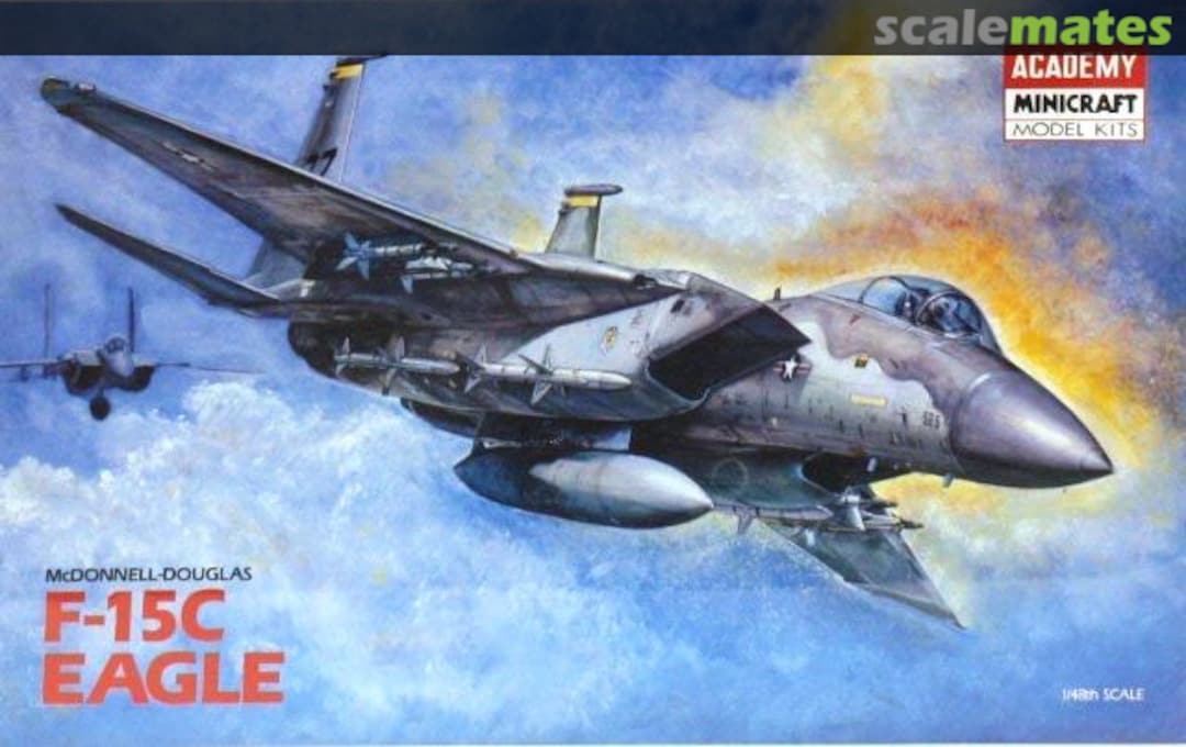 Boxart F-15C Eagle 1685 Academy/Minicraft