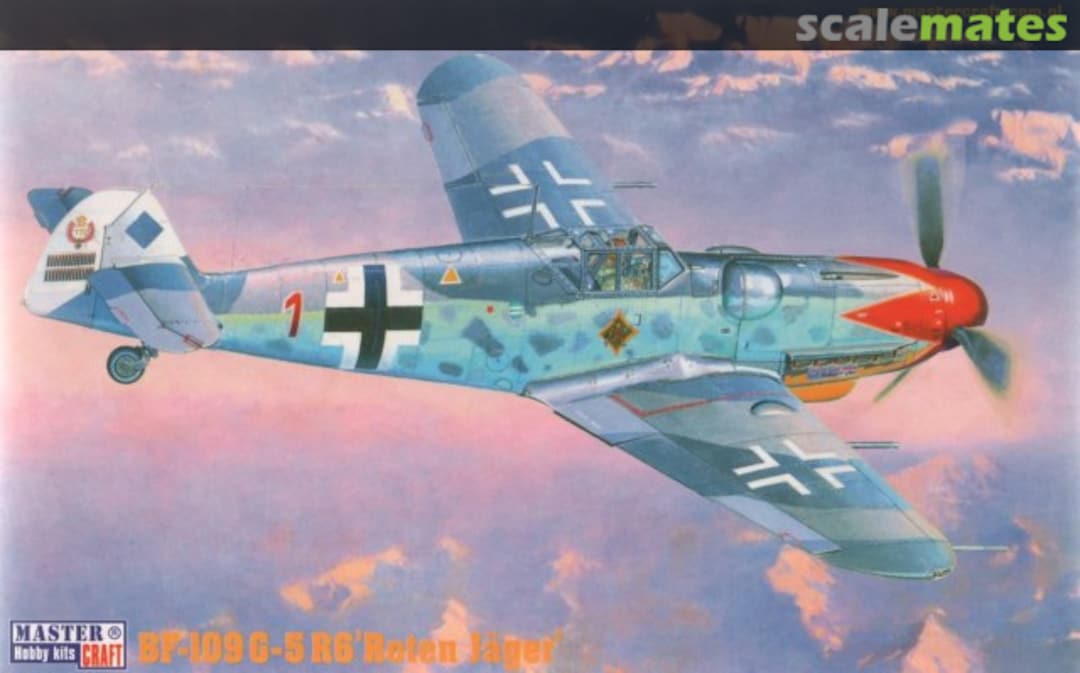 Boxart Bf-109 G-5 R6 'Roten Jäger' C-108 MasterCraft