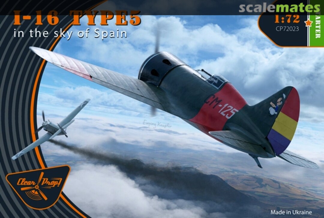 Boxart Polikarpov I-16 Type 5 CP72023 Clear Prop!