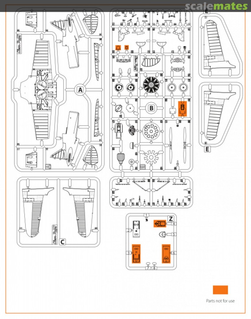 Contents Polikarpov I-16 Type 5 CP72023 Clear Prop!