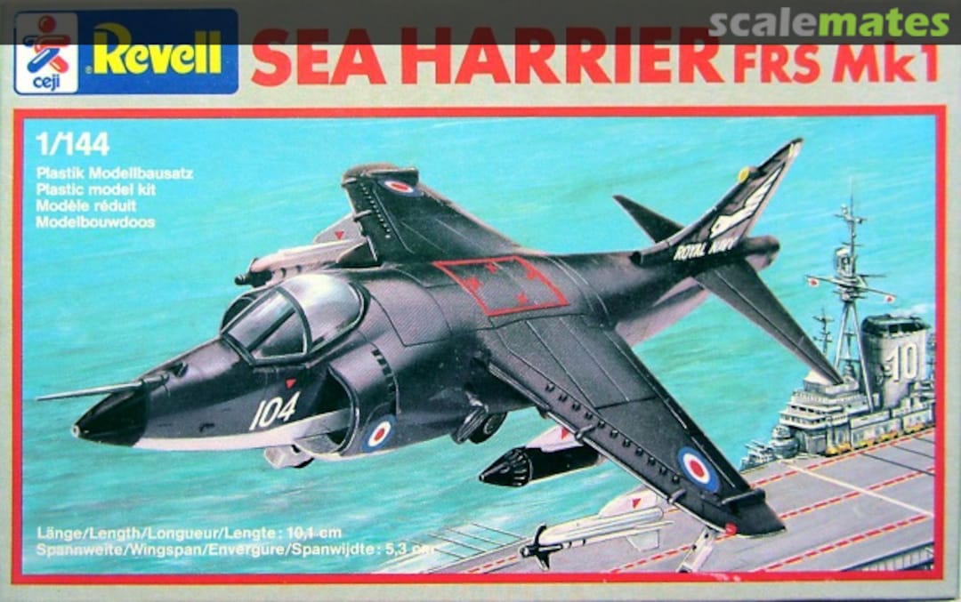 Boxart Hawker Sea Harrier 4008 Revell/ceji