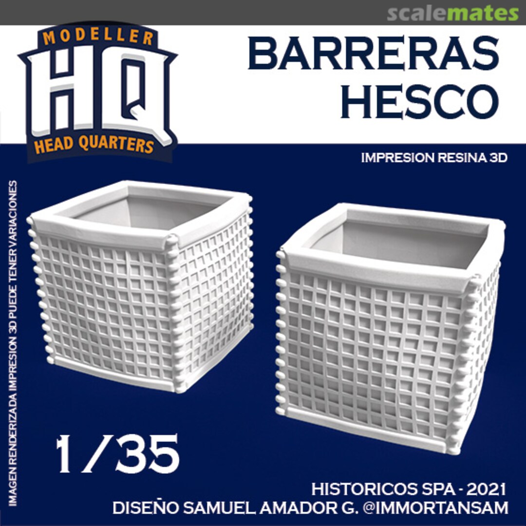 Boxart BARRERAS HESCO HQ35505 HQ - Modeller Head Quarters