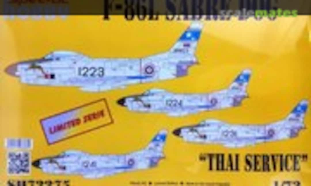 1:72 F-86L Sabre Dog &quot;Thai Service&quot; (Special Hobby SH72275)