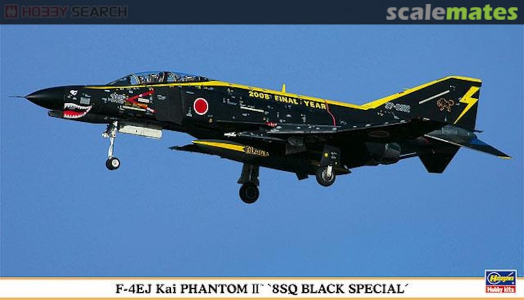 Boxart F-4EJ Kai Phantom II `8SQ Black Special´ 09873 Hasegawa