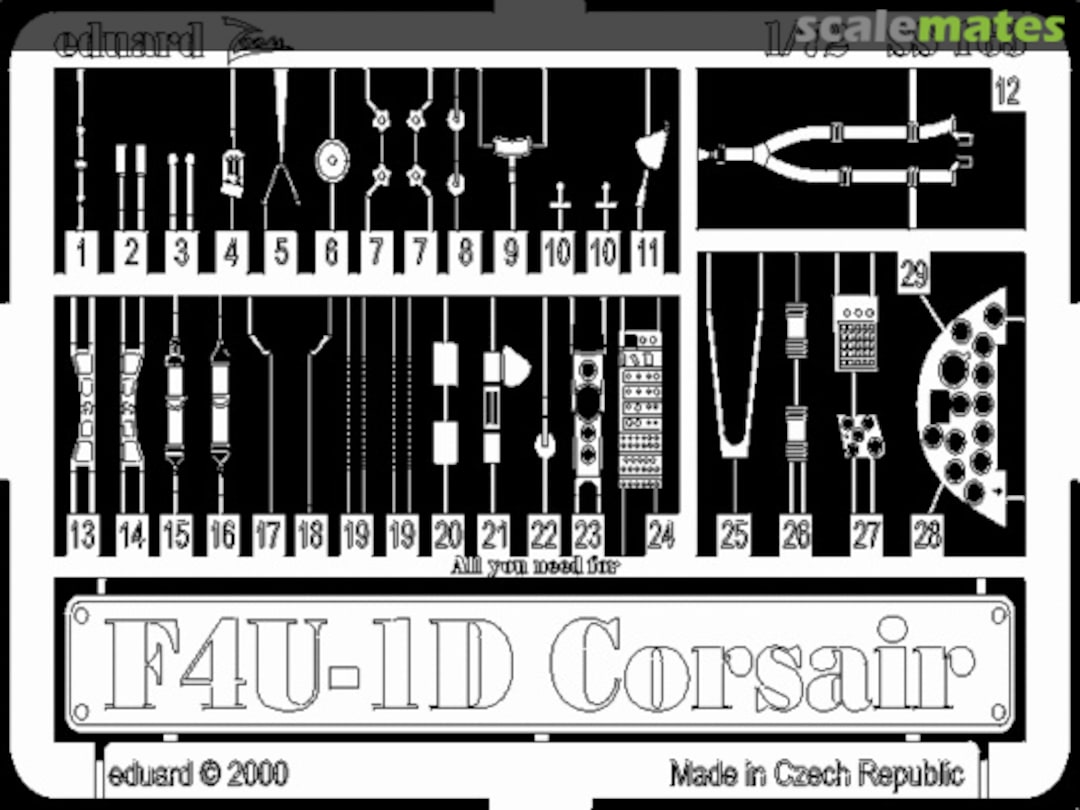 Boxart F4U-1D Corsair SS163 Eduard