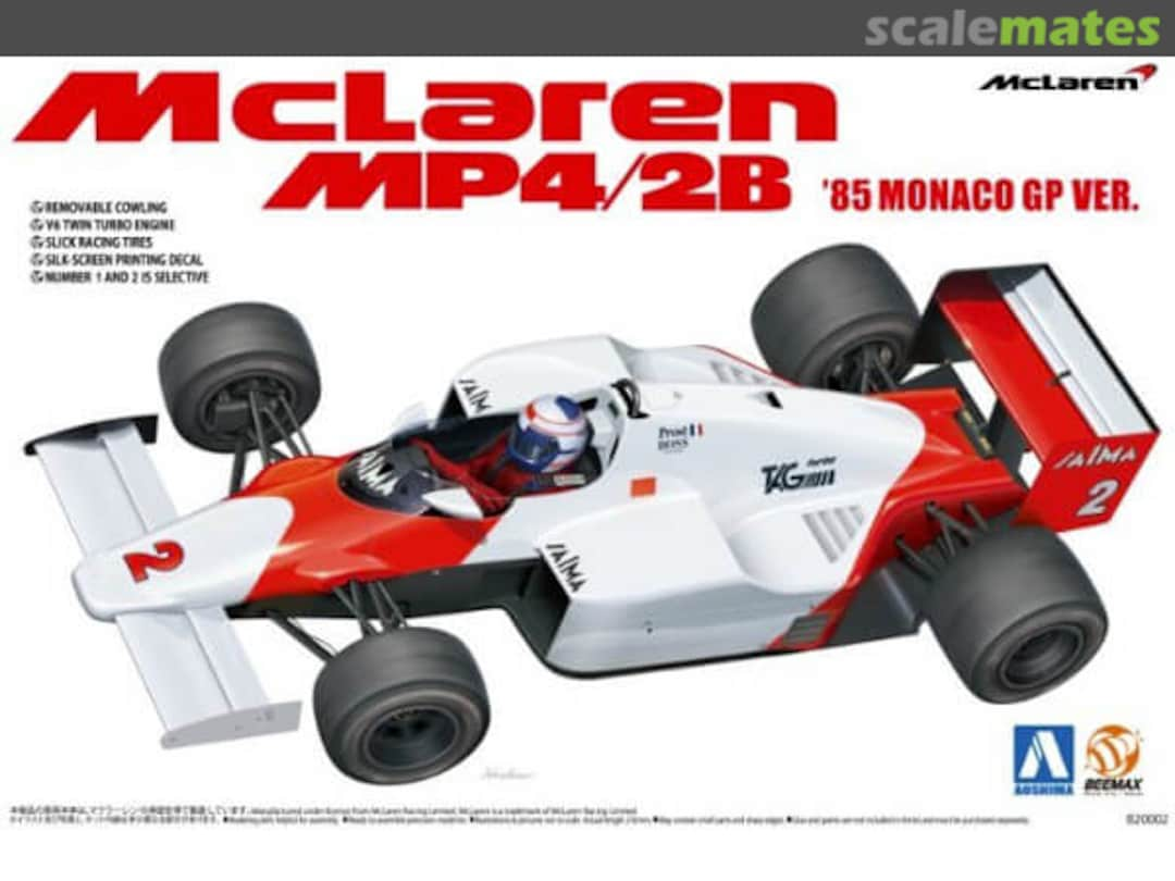 Boxart McLaren MP4/2B B20002 Beemax Model Kits