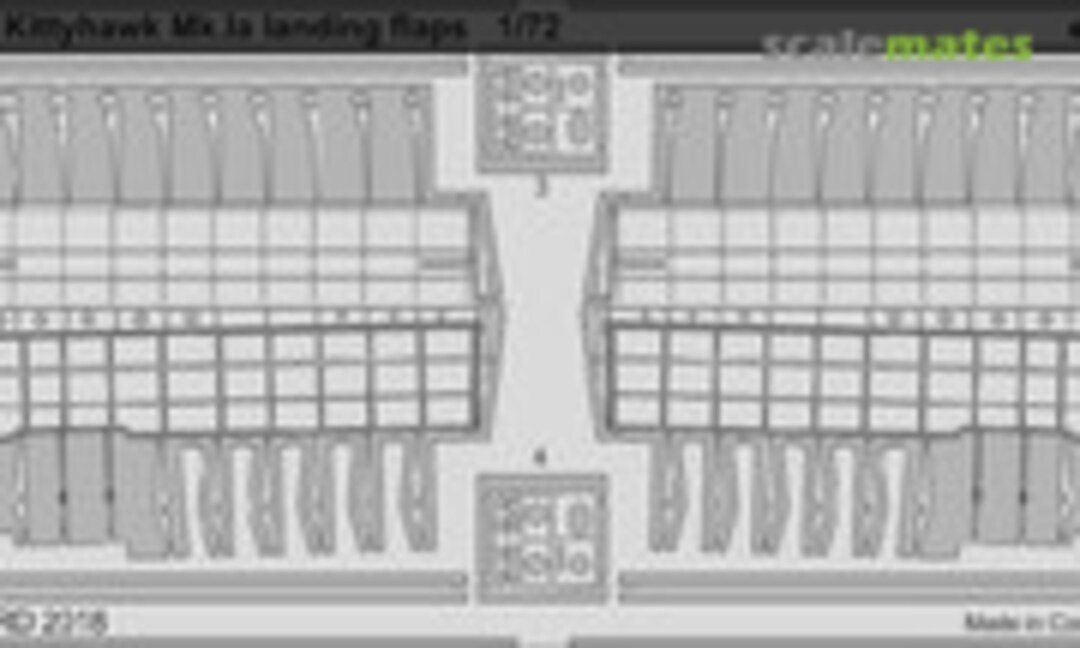 1:72 Kittyhawk Mk.Ia landing flaps (Eduard 72660)