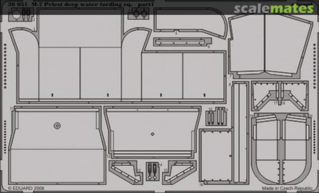 Boxart M-7 deep water fording eq. 36051 Eduard