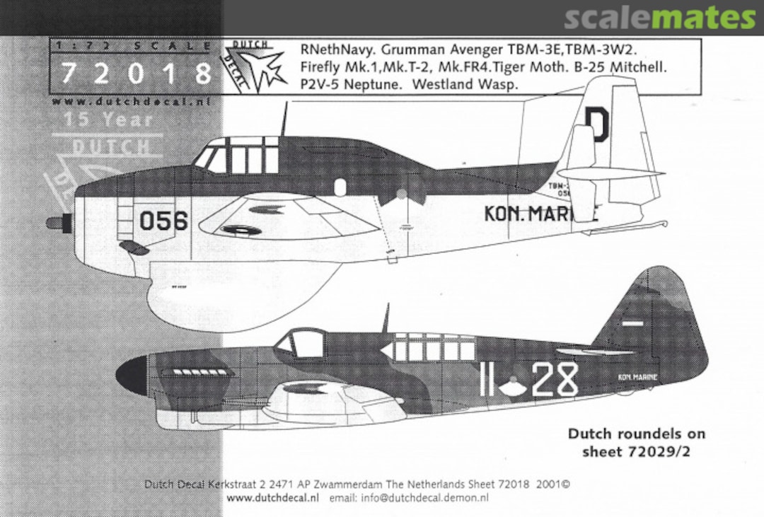 Boxart Royal Netherlands Navy 72018 Dutch Decal