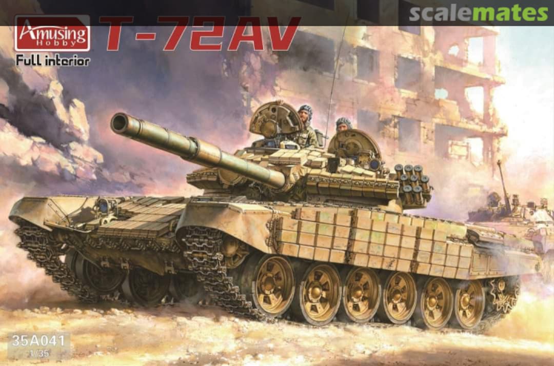 Boxart T-72AV 35A041 Amusing Hobby