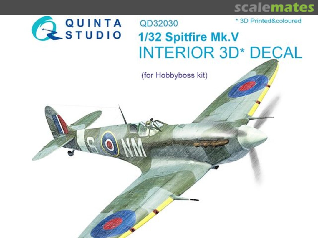 Boxart Spitfire Mk.V QD32030 Quinta Studio