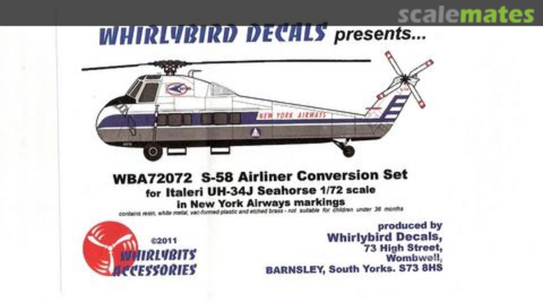 Boxart Sikorsky S-58 Airliner WBA72072 Whirlybits