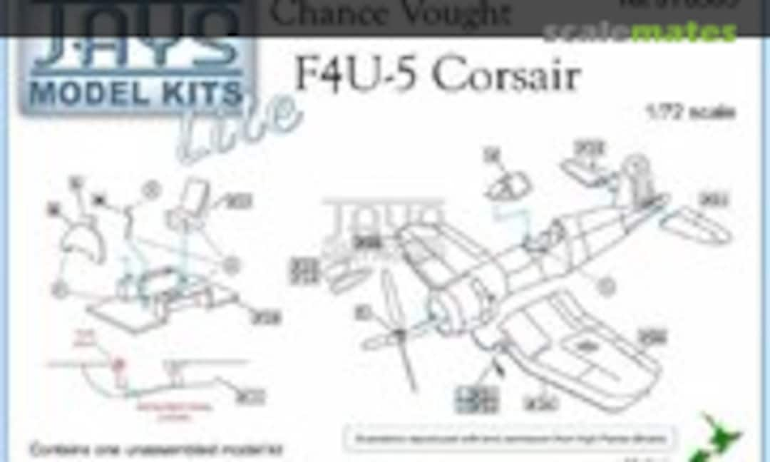 1:72 Chance Vought F4U-5 Corsair (Lite) (JAYS Model Kits JY0503)