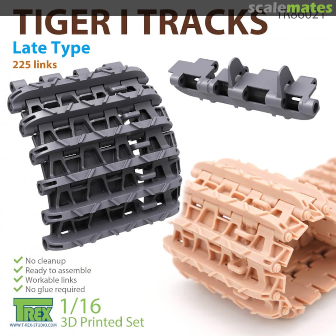 Boxart Tiger I Tracks Late Type TR86021 T-Rex Studio