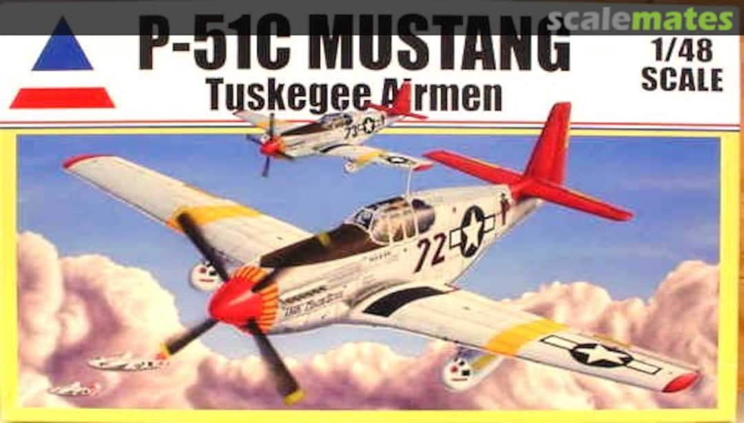 Boxart P-51C Mustang Tuskegee Airmen 0012 Accurate Miniatures