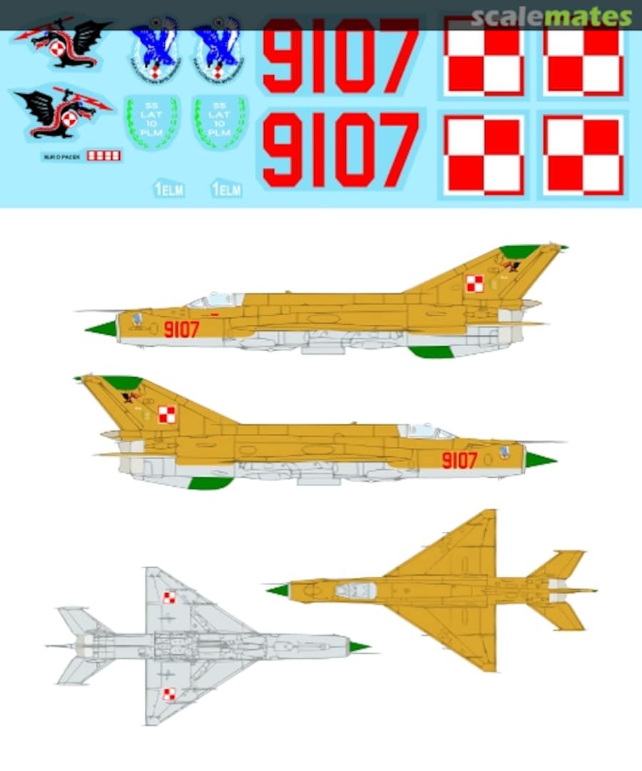 Boxart Zloty MiG 44006 JBr Decals