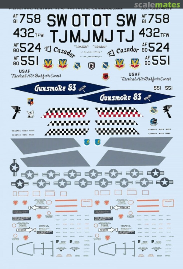 Boxart F-16A Falcon 48-0278 SuperScale International