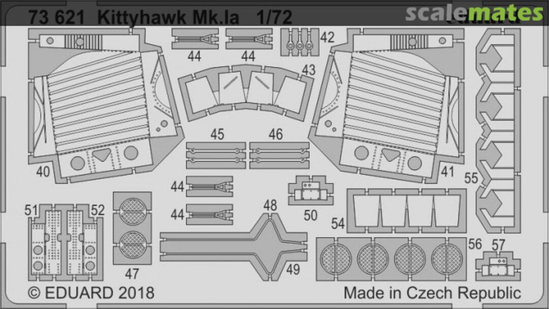 Boxart Kittyhawk Mk.Ia 73621 Eduard