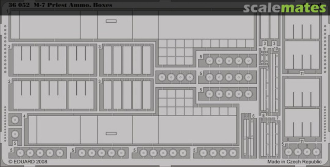 Boxart M-7 Ammo. Boxes 36052 Eduard