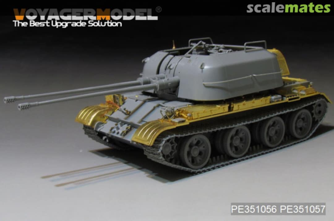 Boxart Soviet ZSU-57-2 SPAAG Basic set PE351057 Voyager Model