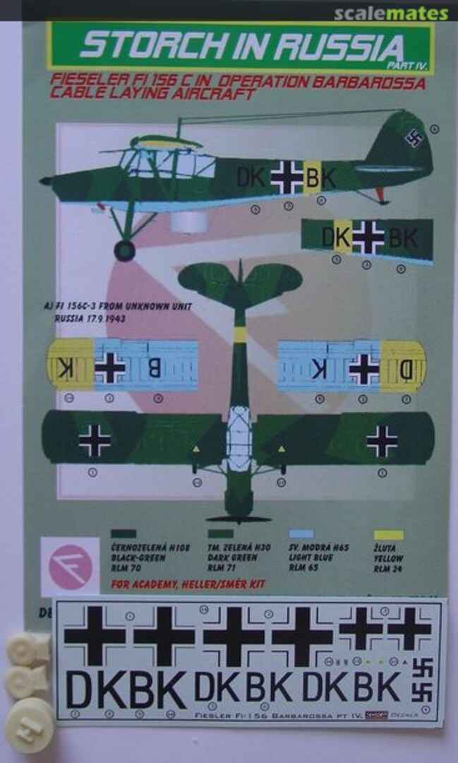 Boxart Fieseler Fi 156C DEC72158 Kora Models