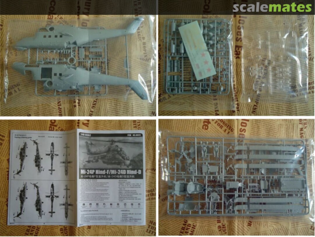 Contents Mi-24P Hind-F / Mi-24D Hind-D 80311 Mini Hobby Models