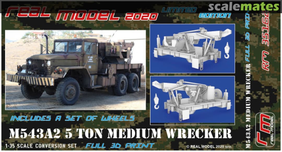 Boxart M543A2 5 ton medium wrecker RM35162 Real Model