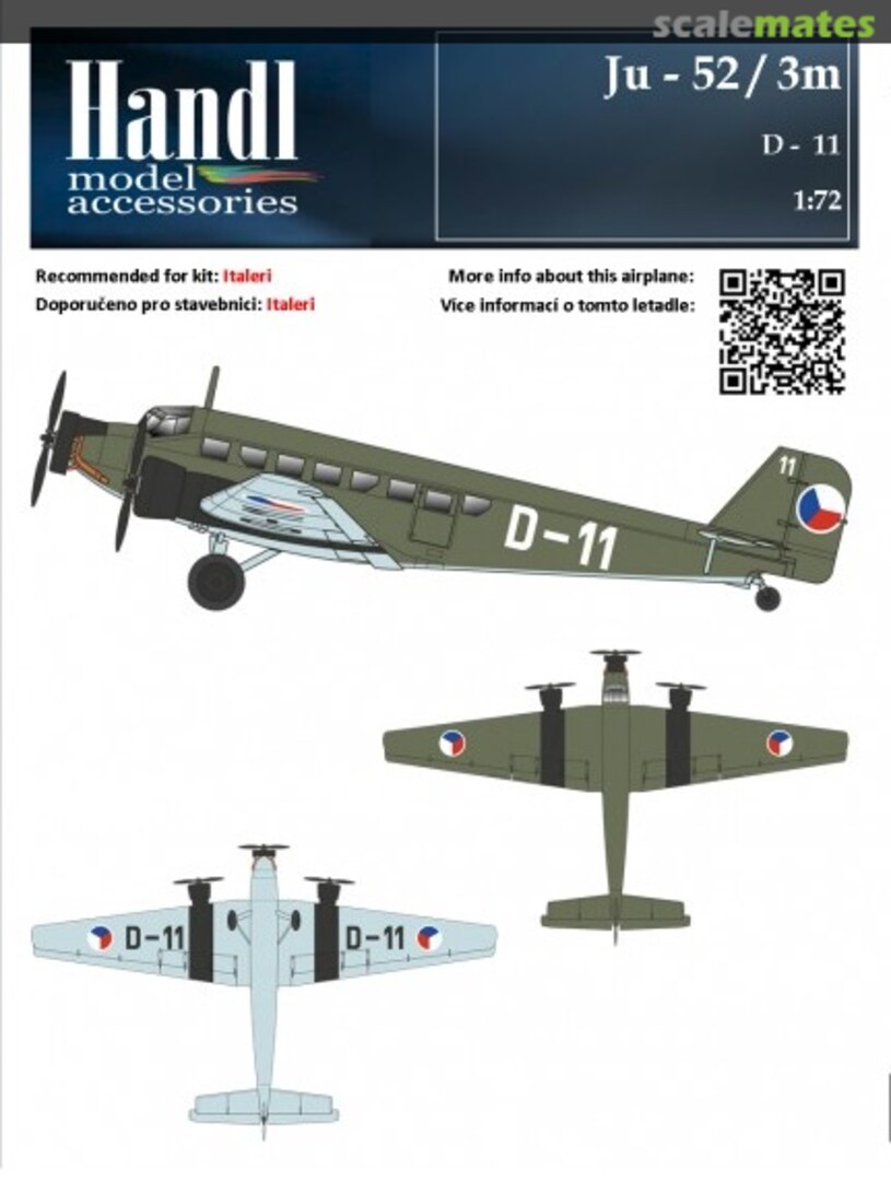 Boxart Ju-52 / 3m D-11 064072 Handl