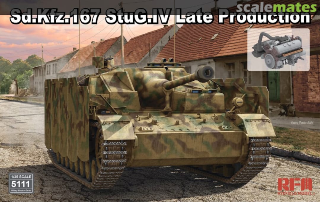 Boxart Sd.Kfz. 167 StuG.IV RM-5111 Rye Field Model