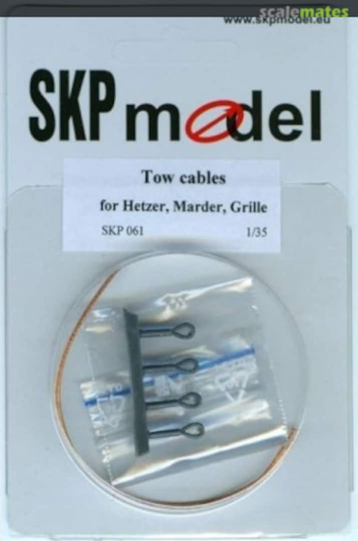 Boxart Tow cables for Hetzer, Marder, Grille SKP 061 SKP model