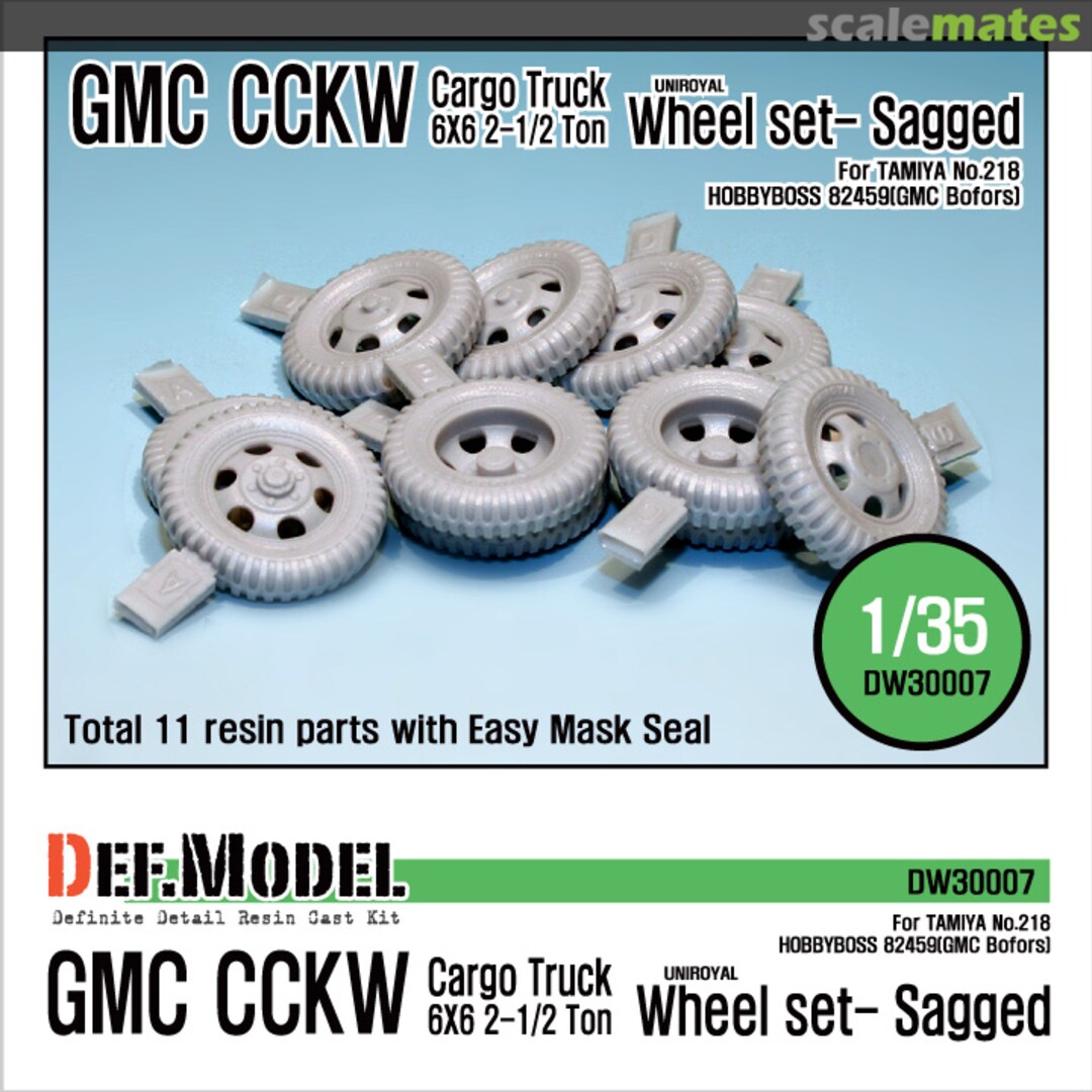 Boxart WW2 US CCKW Truck Wheel set DW30007 Def.Model