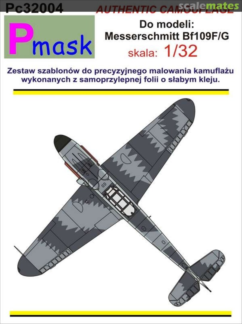 Boxart Messerschmitt Bf109F/G PC32004 Pmask