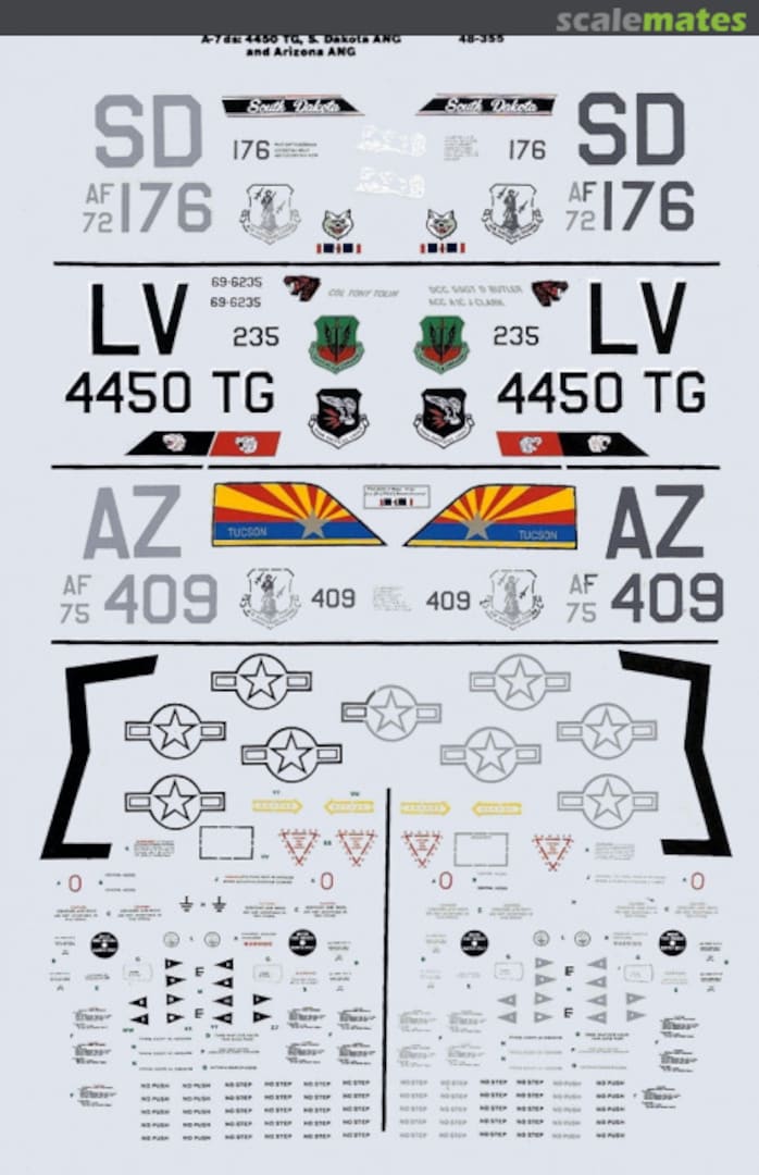 Boxart A-7D Corsair II 48-0355 SuperScale International