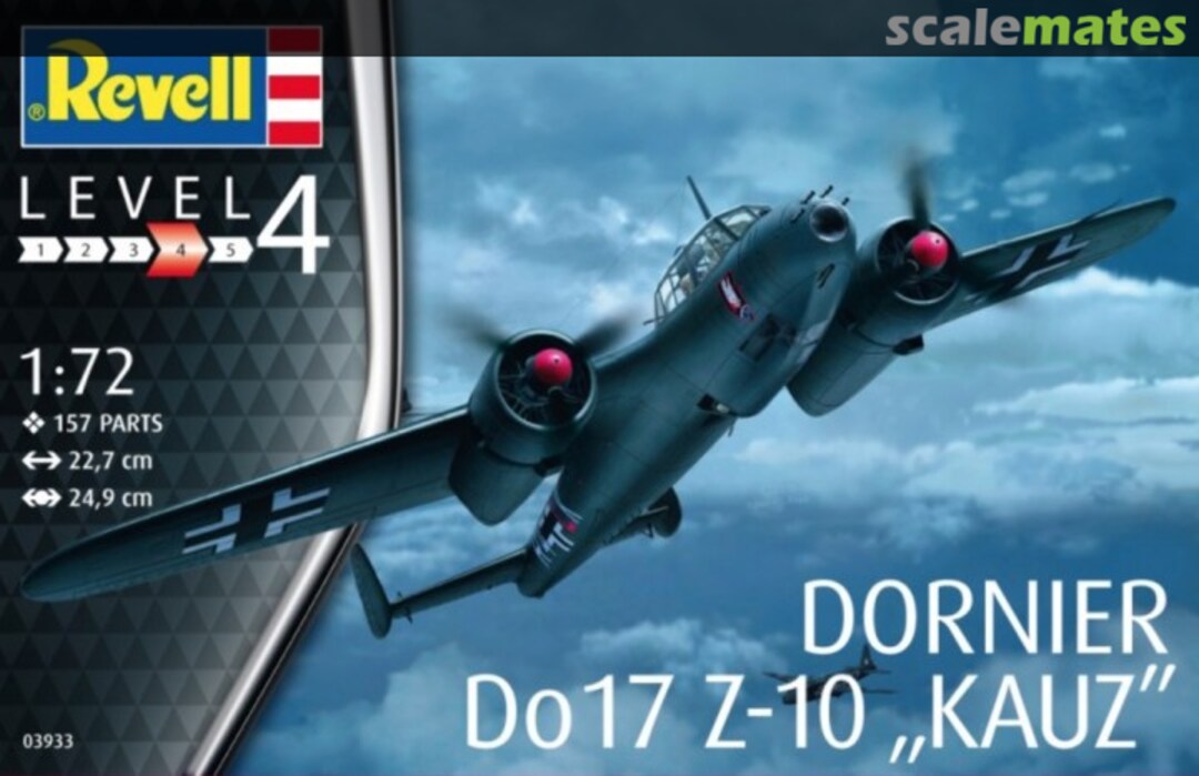 Boxart Dornier Do17 Z-10 "Kauz" 03933 Revell