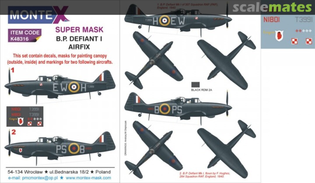 Boxart B.P. Defiant I K48316 Montex