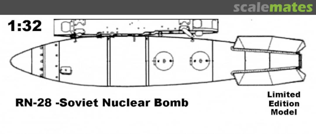 Boxart RN-28 ( РН-28 ) - Soviet Nuclear Bomb SW32002 LEM Kits