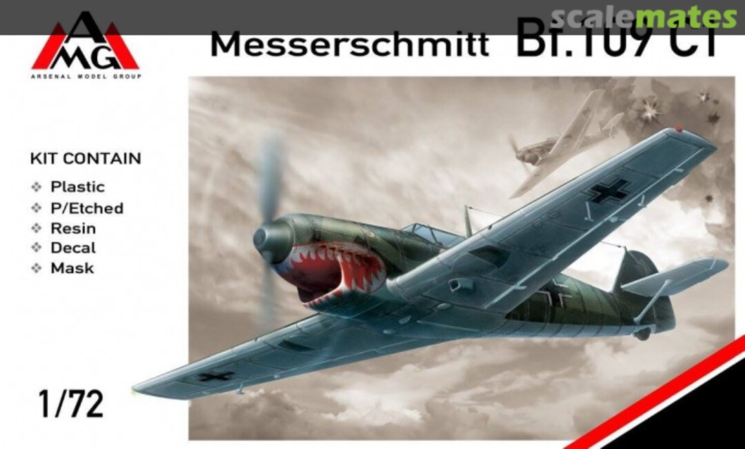 Boxart Messerschmitt Bf.109 C1 72405 AMG