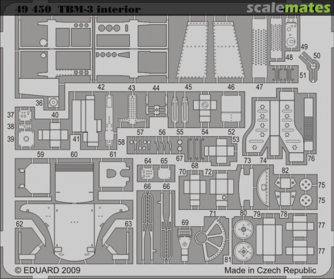 Boxart TBM-3 interior S.A. 49450 Eduard