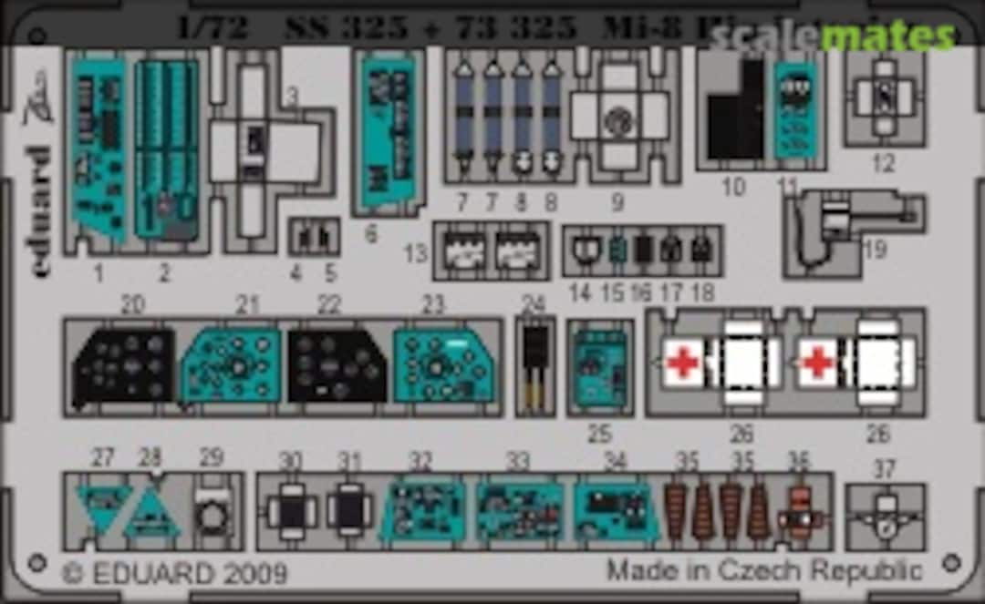 Boxart Mi-8 Hip interior S.A. SS325 Eduard