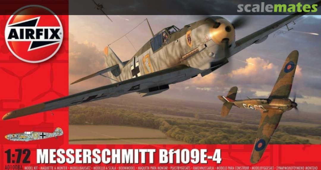 Boxart Messerschmitt Bf109 E-4 A01008A Airfix