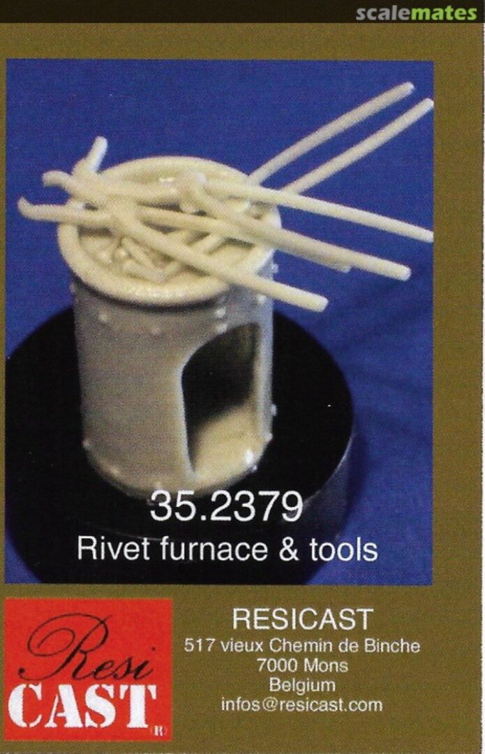 Boxart Rivet Furnace & Tools 35.2379 Resicast