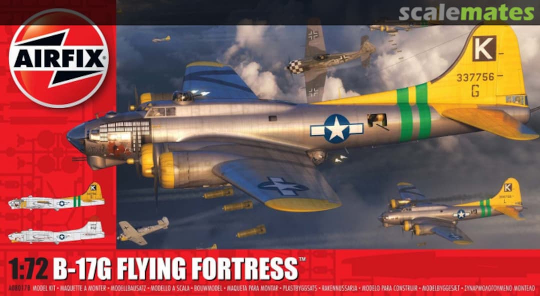 Boxart B-17G Flying Fortress A08017B Airfix