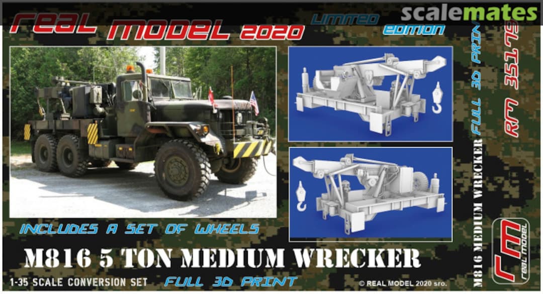 Boxart M816 5 ton medium wrecker RM 35179 Real Model