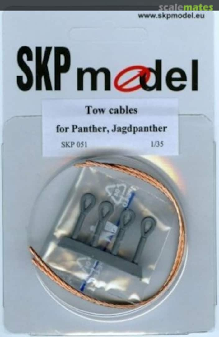 Boxart Tow cables for Panther/Jagdpanther SKP 051 SKP model