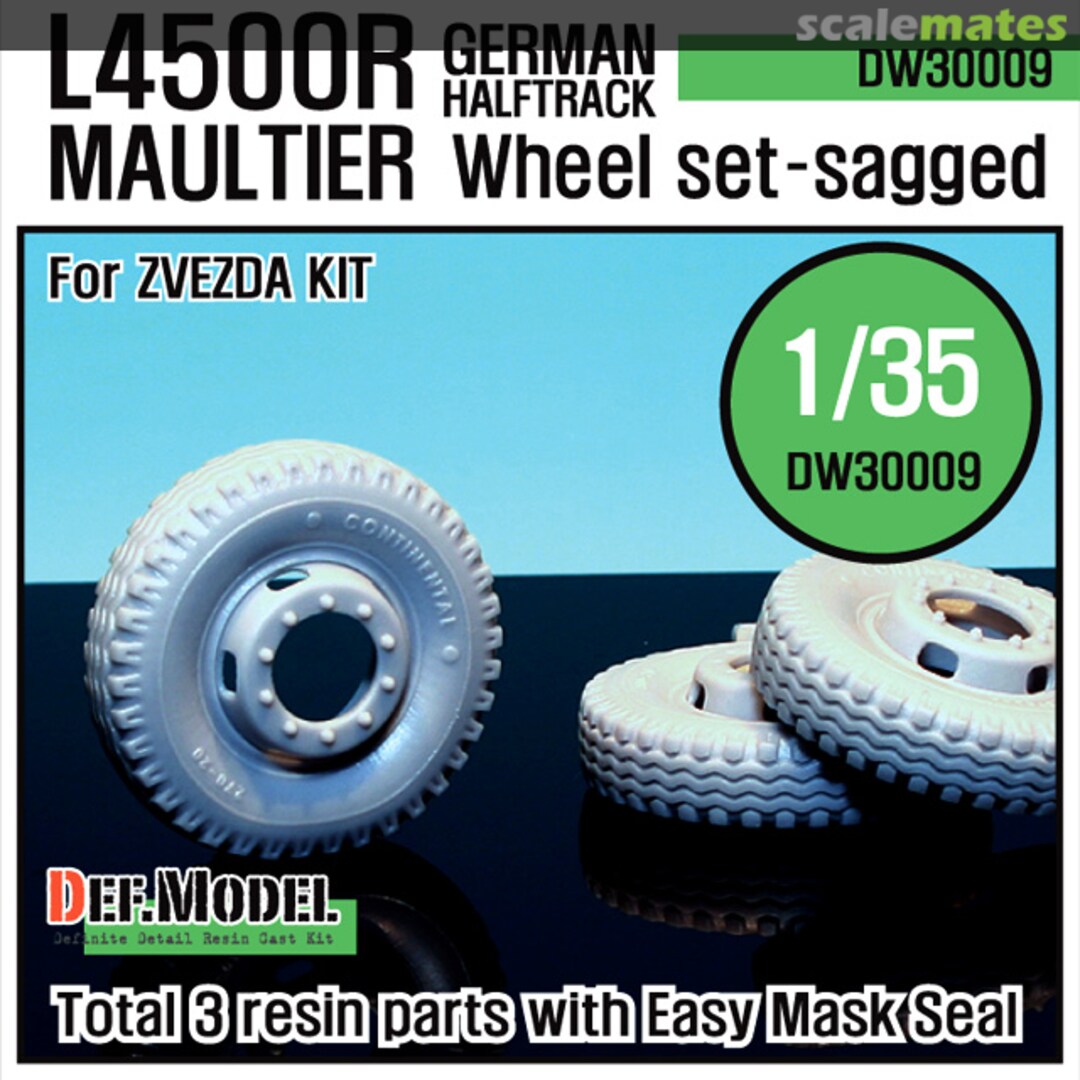 Boxart WW2 German L4500 R Maultier Wheel set DW30009 Def.Model