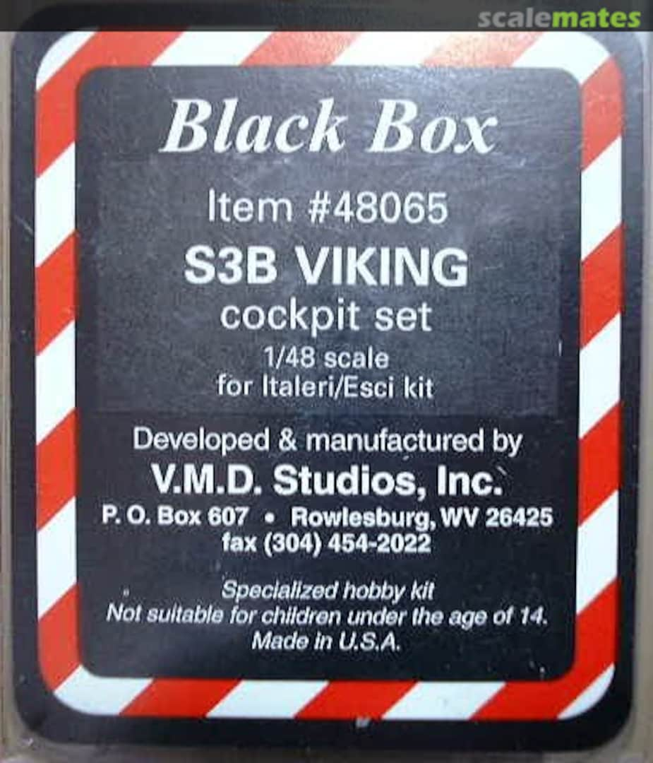 Boxart S-3B Viking - Cockpit Set 48065 Black Box