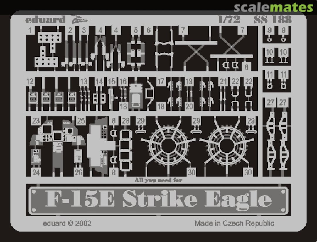 Boxart F-15E Strike Eagle SS188 Eduard