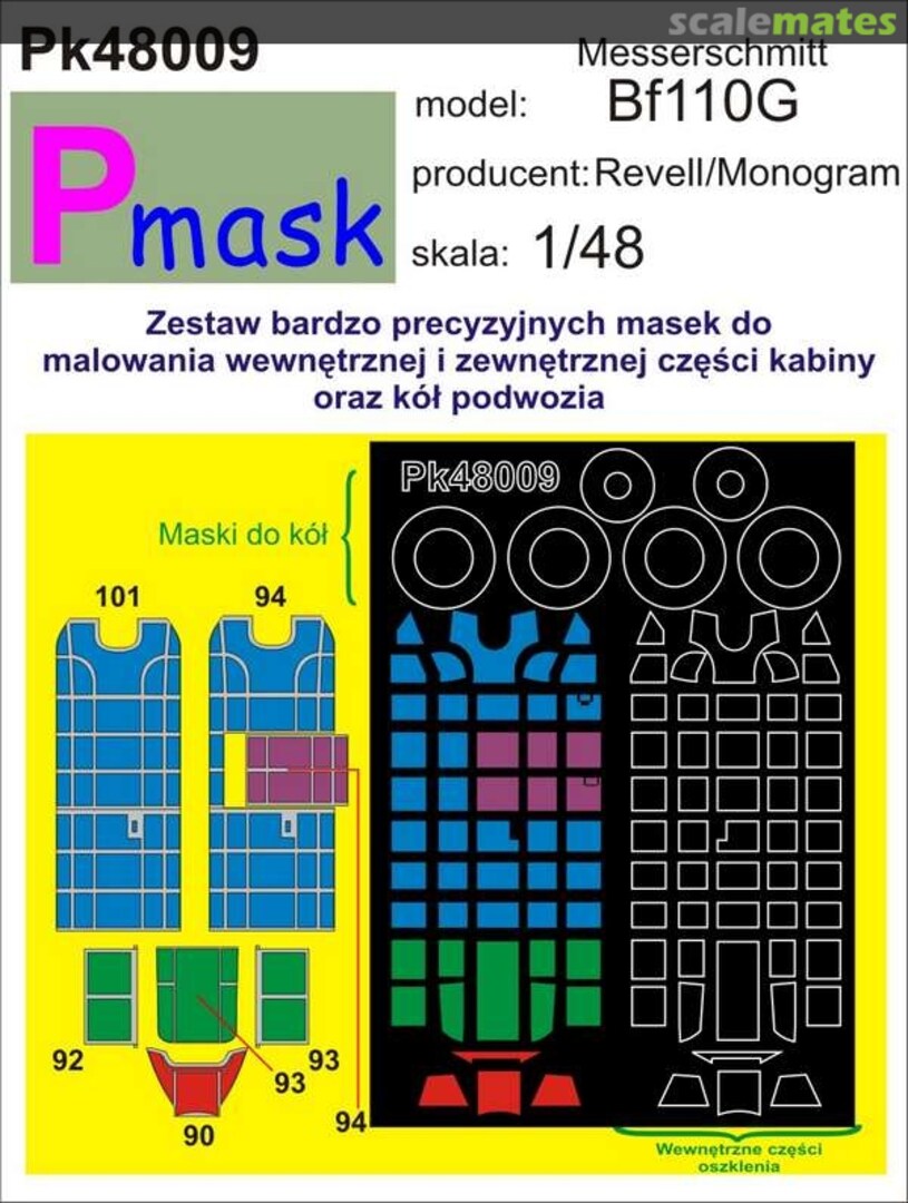 Boxart Messerschmitt Bf110G PK48009 Pmask