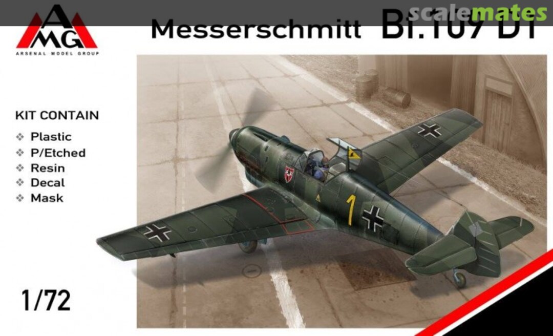 Boxart Messerschmitt Bf.109 D1 72409 AMG